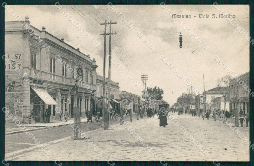 Messina Città Viale San Martino Alterocca 22787 cartolina MX0639 – fronte