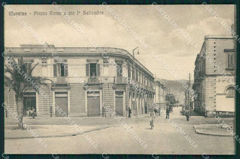 Messina Città Piazza Roma Via Primo Settembre cartolina MX0645 – fronte