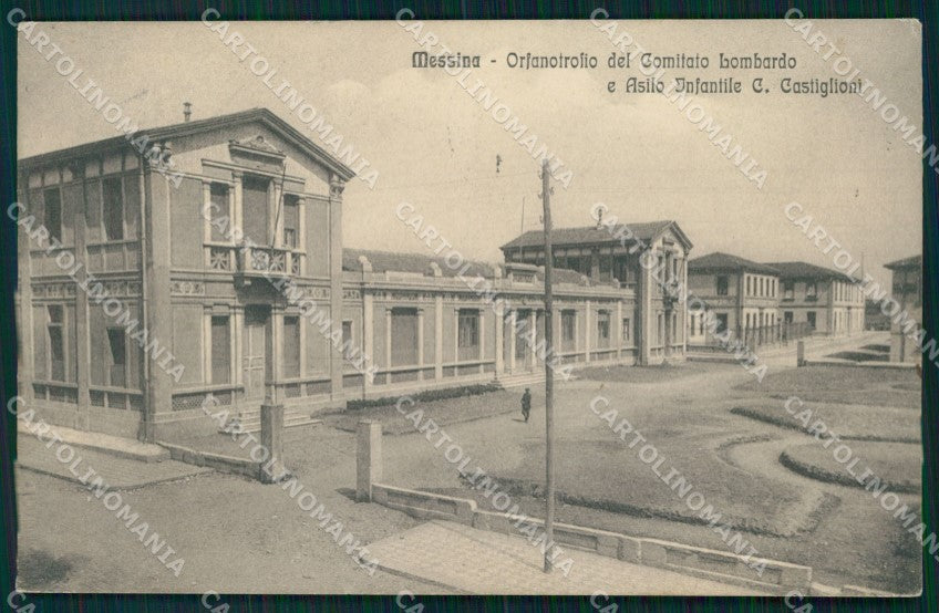 Messina Città Orfanotrofio Comitato Lombardo Alterocca 20801 cartolina MX0646 – fronte