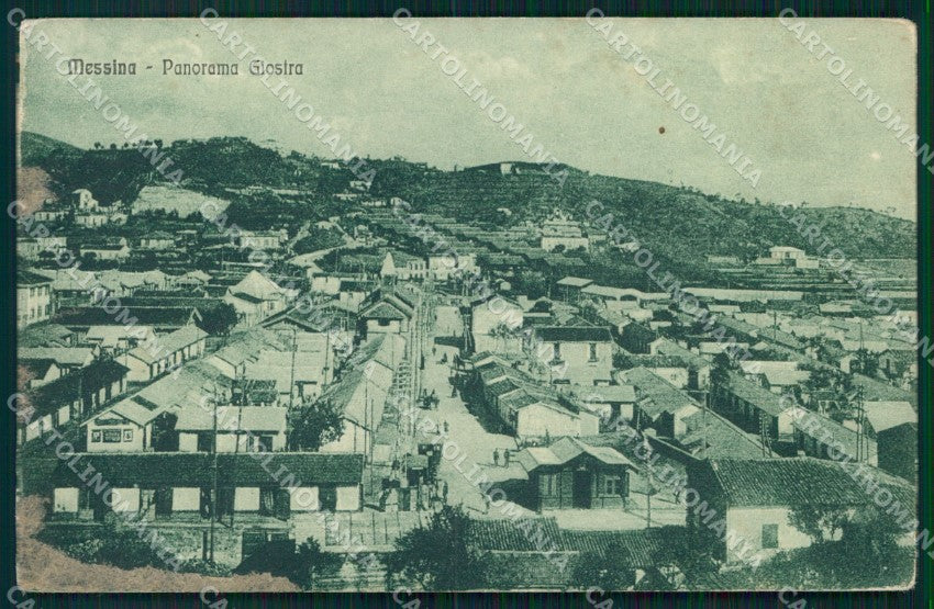 Messina Città Panorama Giostra cartolina MX0655 – fronte