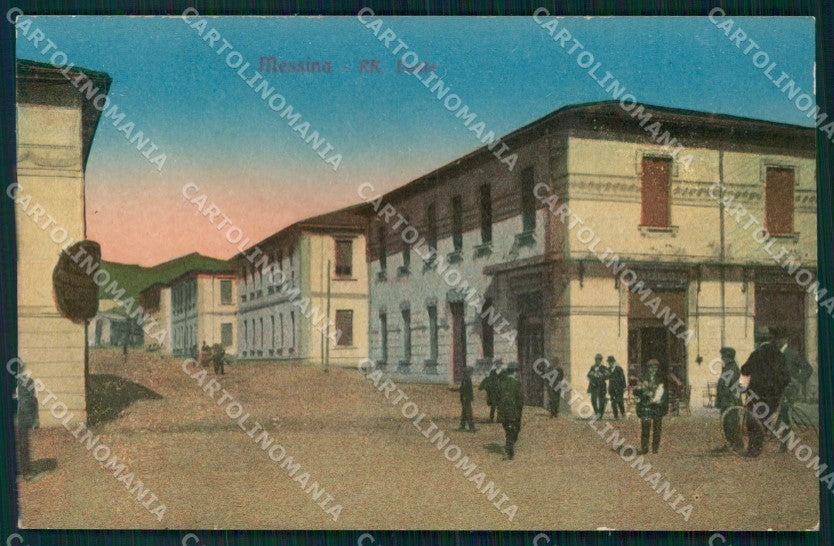 Messina Città Poste Telegrafi cartolina MX0659 – fronte