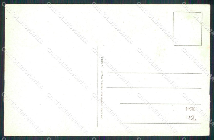 Messina Città Poste Telegrafi cartolina MX0659 – retro