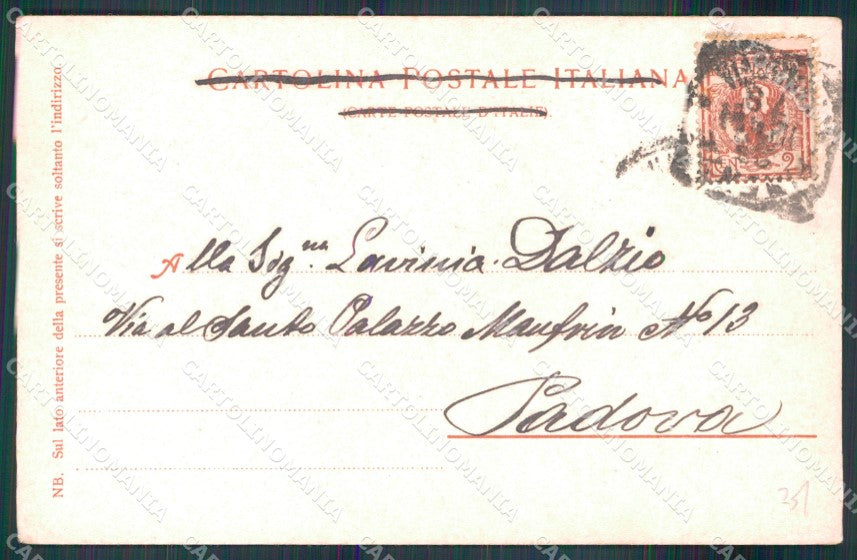 Messina Città Stazione Porto Treno Ferry Boat Trenkler 12735 cartolina MX0666 – retro