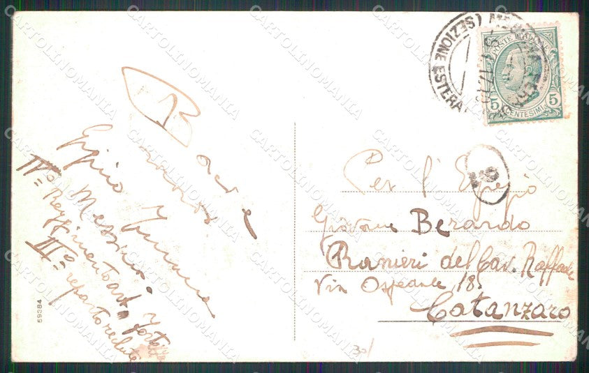Messina Città Quartiere Ferrovieri Palazzine cartolina MX0678 – retro