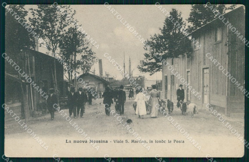 Messina Città Viale San Martino Alterocca 3174 cartolina MX0683 – fronte