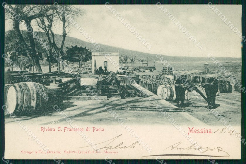 Messina Città Riviera San Francesco di Paola Stengel cartolina MX0714 – fronte