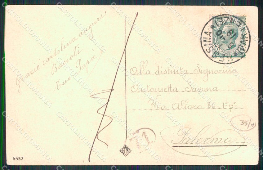 Messina Città Villaggio Regina Elena 19 Reggimento Fanteria cartolina MX0739 – retro