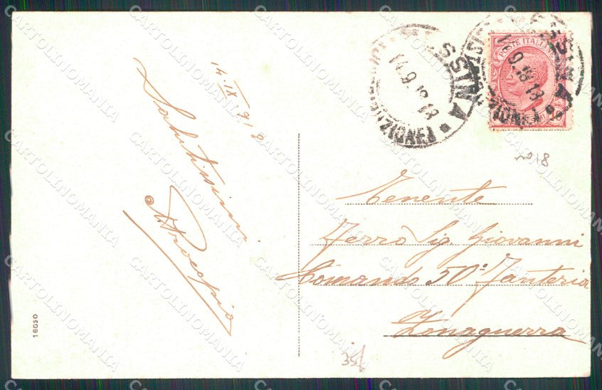 Messina Città Alloggiamenti Militari Vittorio Emanuele III cartolina MX0740 – retro