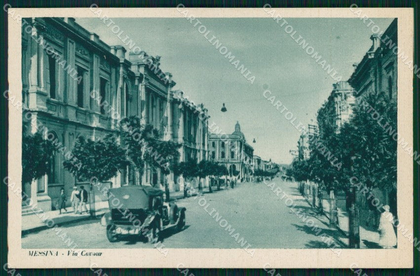Messina Città Via Cavour cartolina MX0748 – fronte