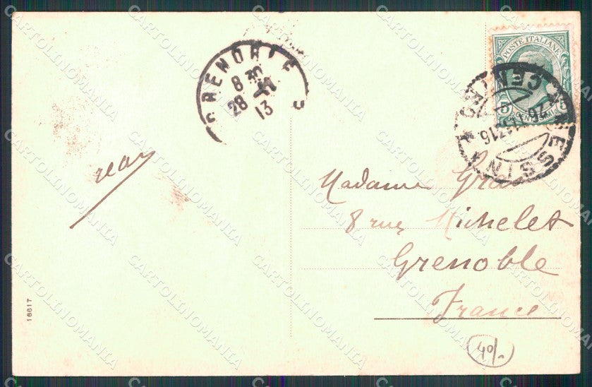 Messina Città Uffici Poste cartolina MX0750 – retro