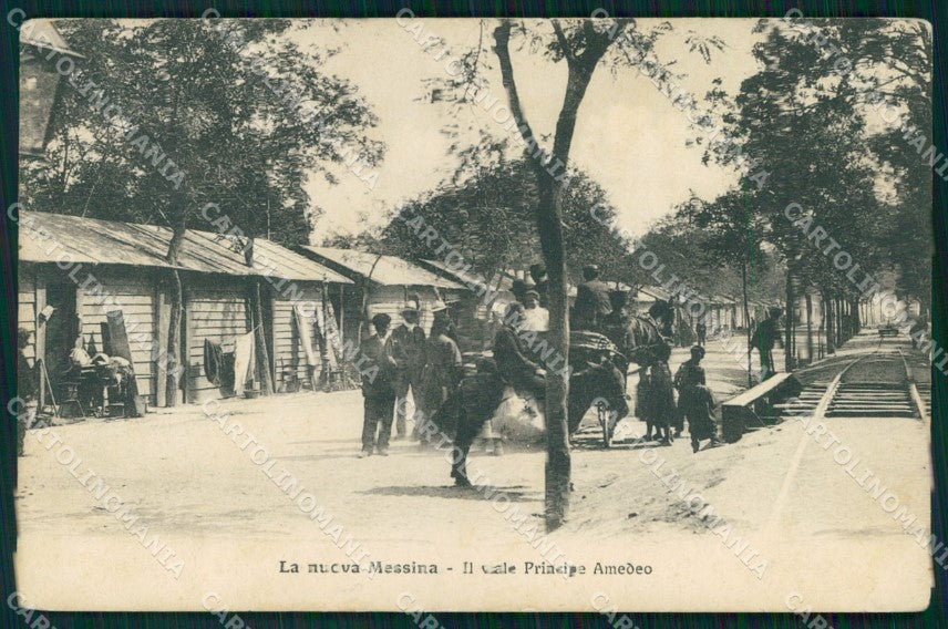 Messina Città Viale Principe Amedeo Alterocca 3204 cartolina MX0752 – fronte