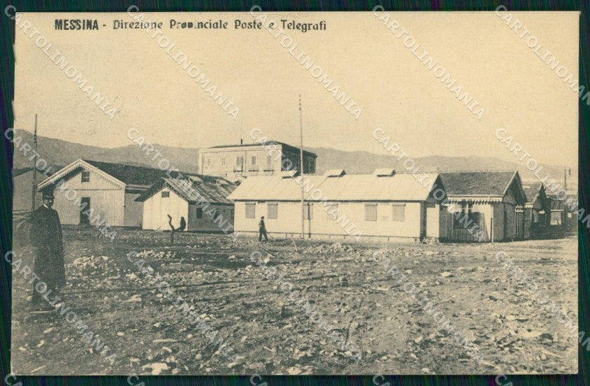 Messina Città Poste Telegrafi Direzione Provinciale cartolina MX0757 – fronte