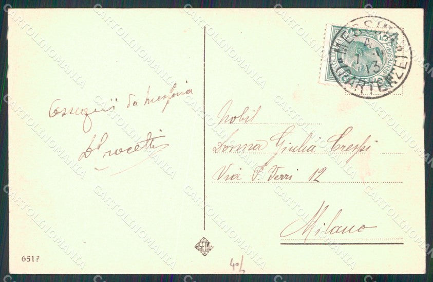 Messina Città Poste Telegrafi Direzione Provinciale cartolina MX0757 – retro