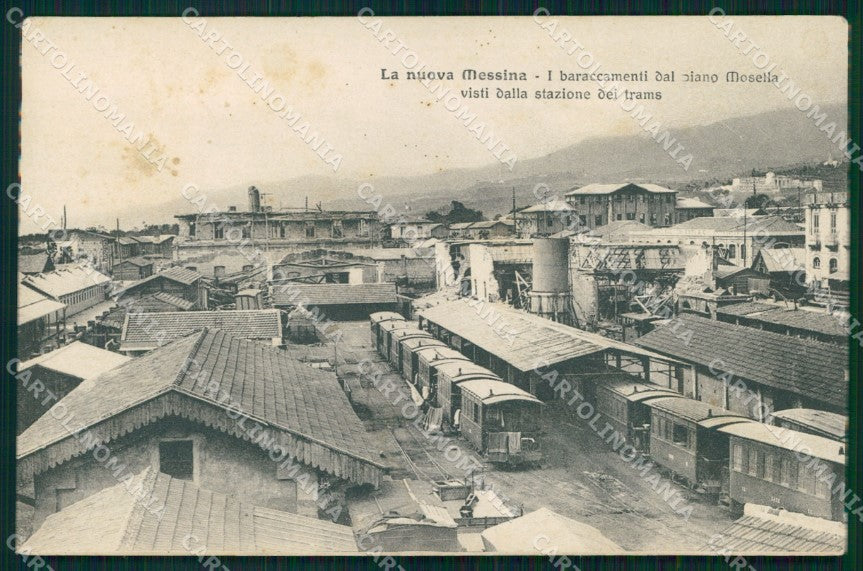 Messina Città Stazione Trams Alterocca 3208 cartolina MX0758 – fronte
