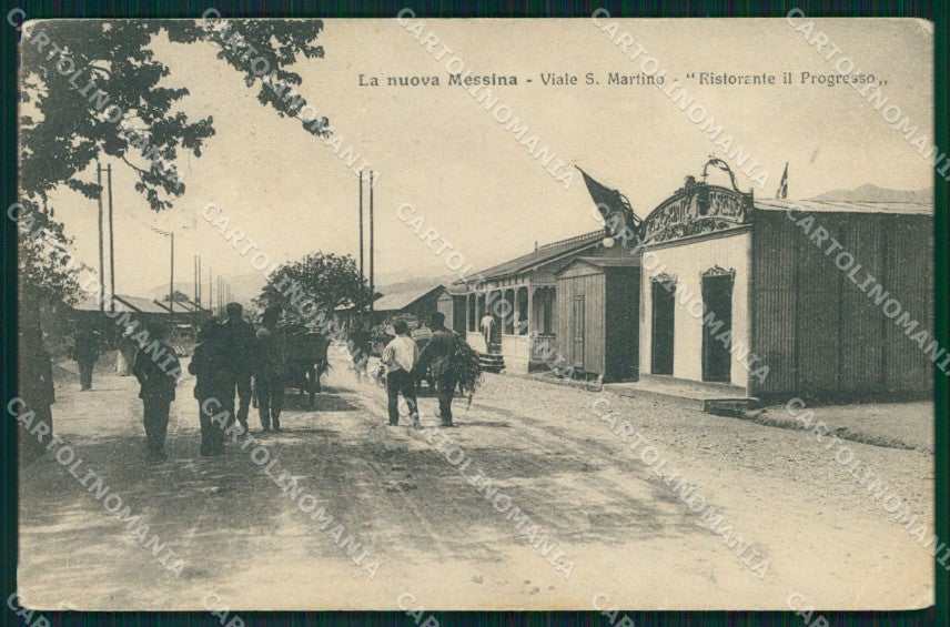 Messina Città Viale San Martino Ristorante Alterocca 3188 cartolina MX0759 – fronte