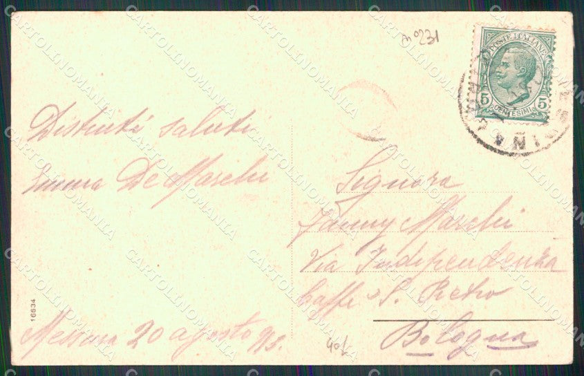 Messina Città Alloggiamenti III Reggimento Fanteria cartolina MX0760 – retro