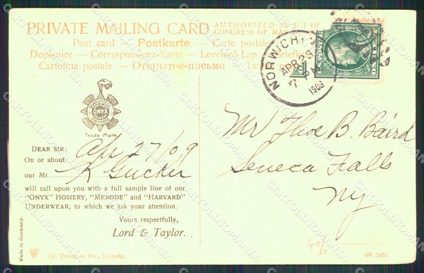 Messina Città Imbarco di Limoni Ferry Boat Trenkler cartolina MX0767 – retro