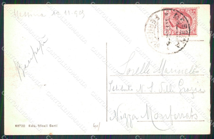 Messina Città Viale San Martino Tram Caffè Archimede cartolina MX0773 – retro