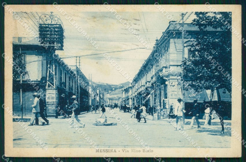 Messina Città Via Nino Bixio cartolina MX0774 – fronte