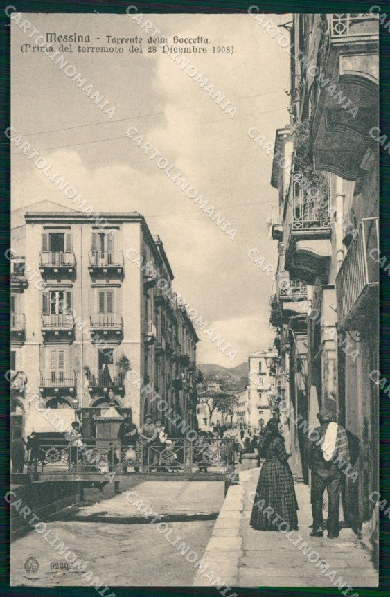 Messina Città Torrente della Boccetta Brunner 9220 cartolina MX0777 – fronte