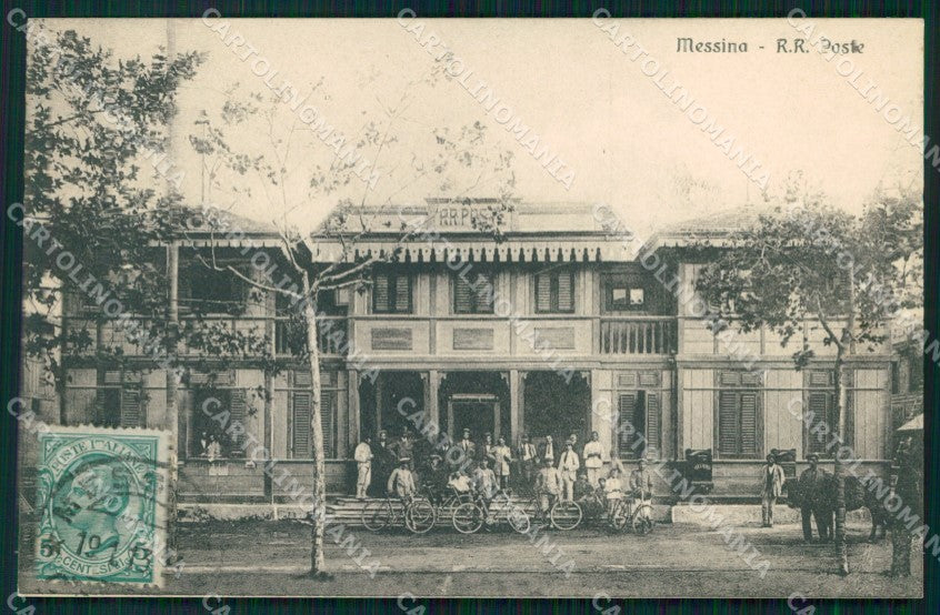 Messina Città Uffici Poste cartolina MX0778 – fronte
