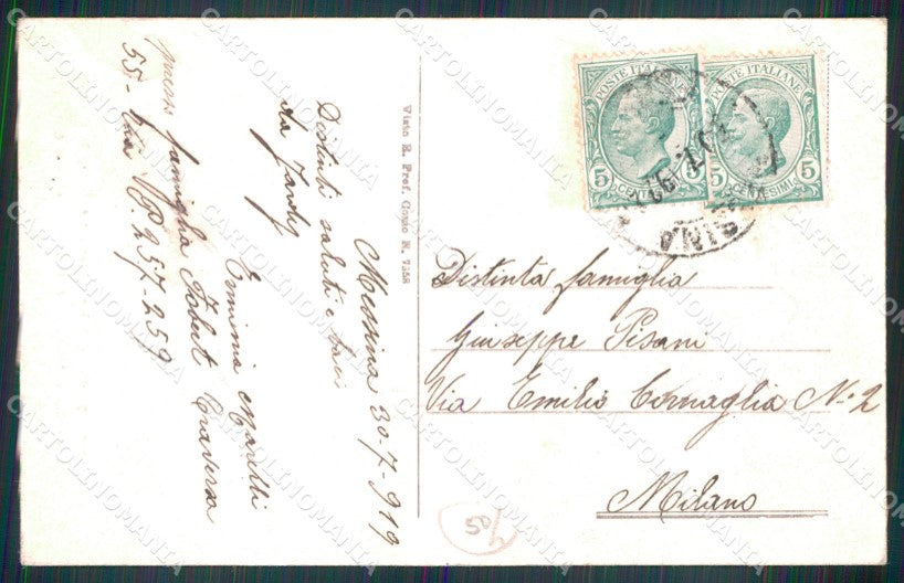Messina Città Mata Grifone Fondatori Messina cartolina MX0781 – retro