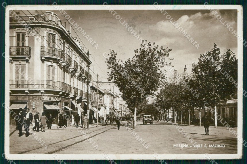 Messina Città Viale San Martino Foto cartolina MX0808 – fronte