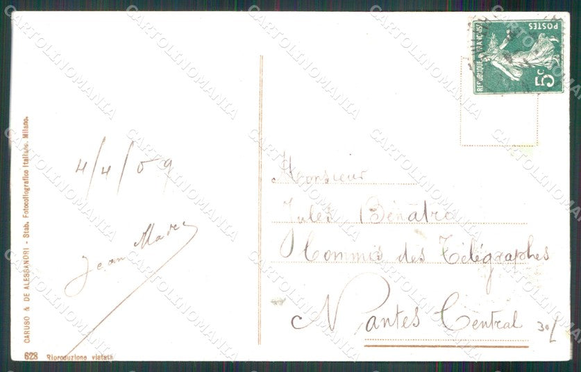 Messina Città Militari a Bordo della Regia Nave Regina Elena cartolina MX0834 – retro
