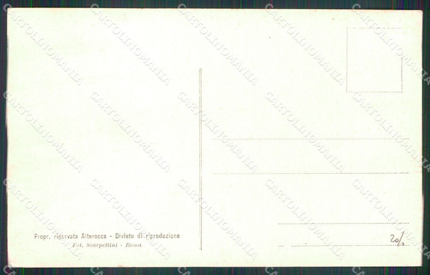 Messina Città Vittime Terremoto Visita Re Alterocca 2927 Foto cartolina MX0855 – retro