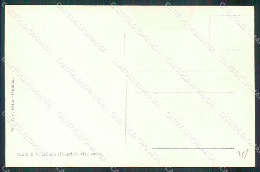 Messina Città Stazione Ferroviaria Dopo Terremoto Foto cartolina MX0859 – retro
