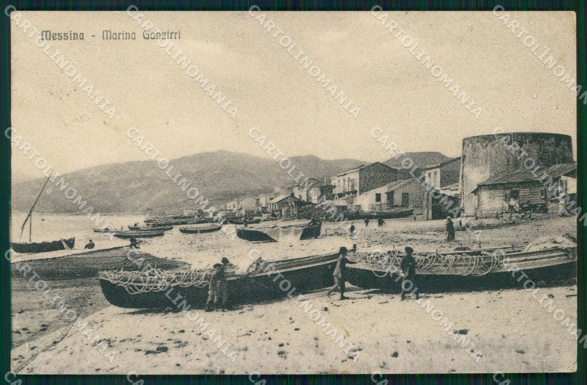 Messina Città Ganzirri Marina Barche Alterocca 22783 cartolina MX0863 – fronte
