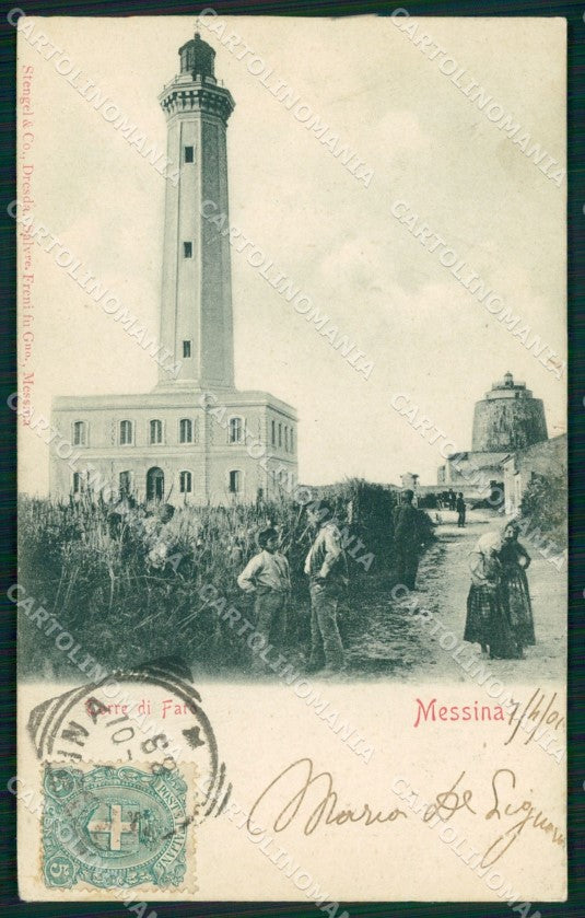 Messina Città Ganzirri Torre di Faro Stengel cartolina MX0869 – fronte