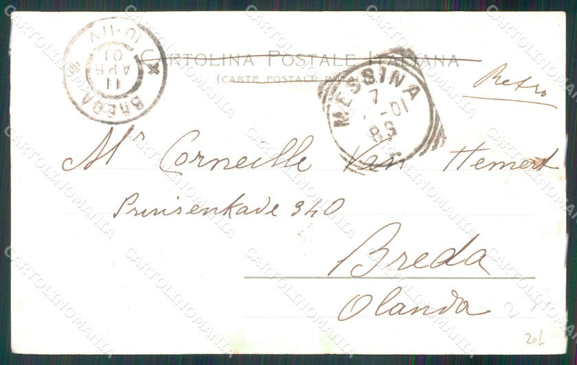 Messina Città Ganzirri Torre di Faro Stengel cartolina MX0869 – retro