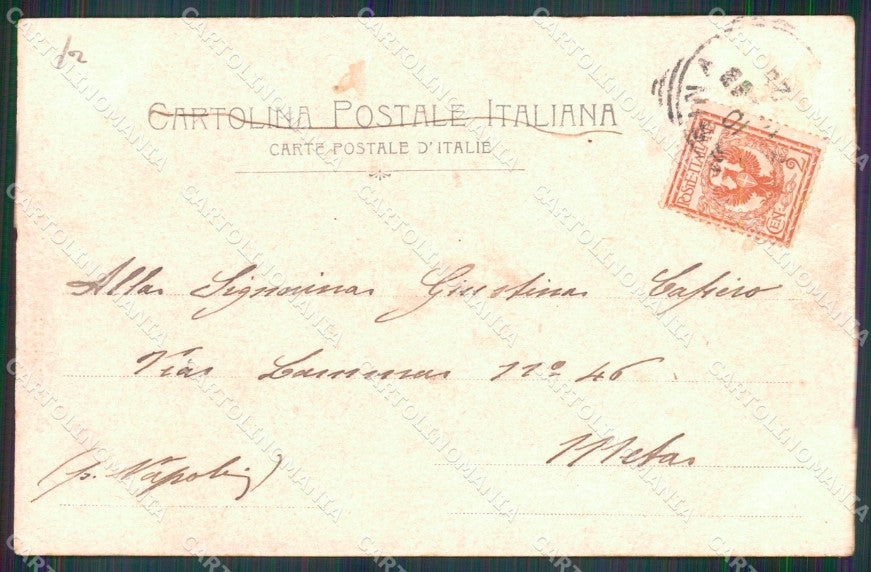 Messina Città Stretto di cartolina MX0886 – retro