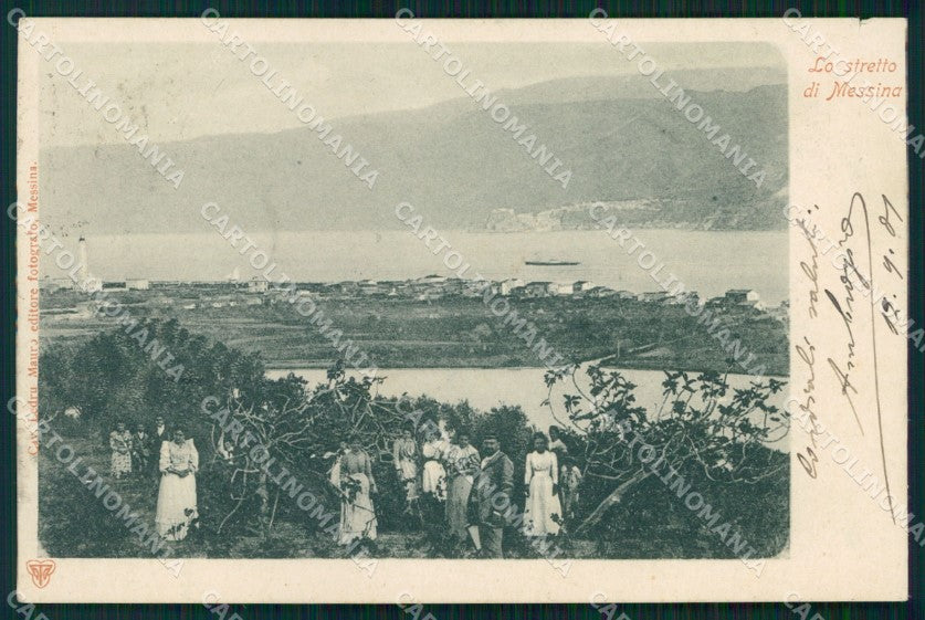 Messina Città Stretto di cartolina MX0887 – fronte