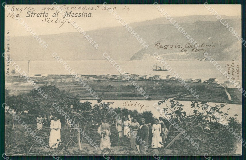 Messina Città Stretto di cartolina MX0889 – fronte