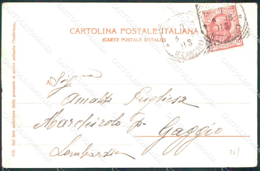 Messina Città Ganzirri Lago Barche Trenkler 12728 cartolina MX0900 – retro