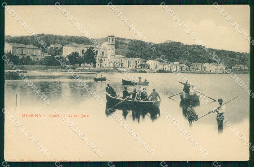 Messina Città Ganzirri Riviera Faro Barche cartolina MX0901 – fronte