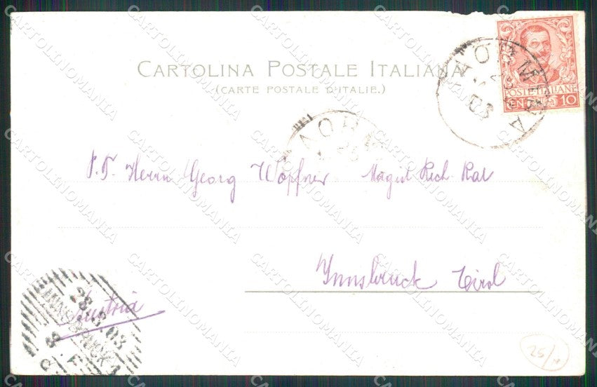 Messina Taormina Fonte Cappuccini Costumi Stengel 13089 cartolina MX0911 – retro