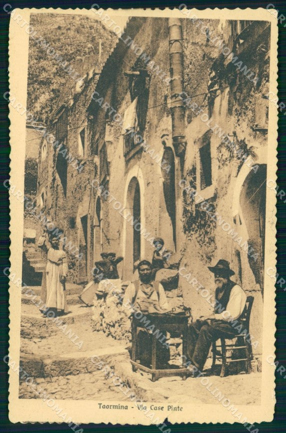 Messina Taormina Via Case Pinte Mestieri Calzolaio cartolina MX0914 – fronte