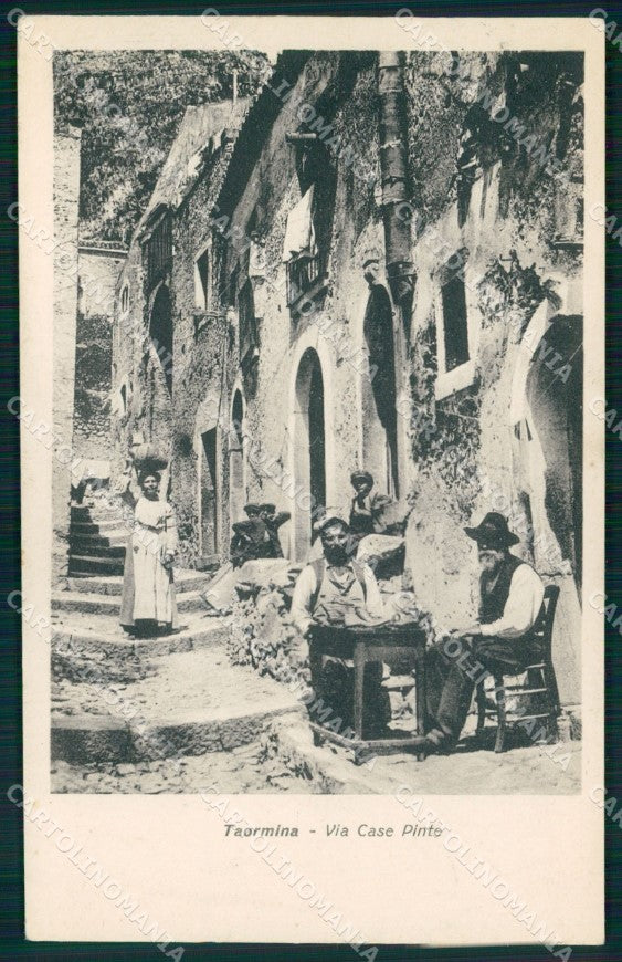 Messina Taormina Via Case Pinte Mestieri Calzolaio cartolina MX0916 – fronte