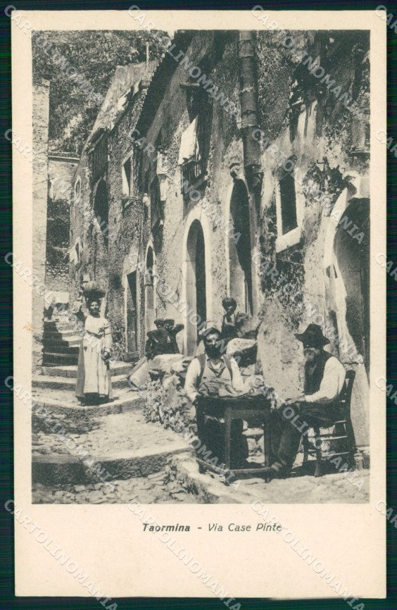 Messina Taormina Via Case Pinte Mestieri Calzolaio cartolina MX0917 – fronte