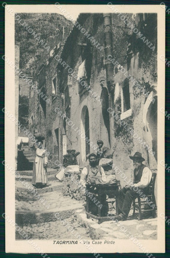 Messina Taormina Via Case Pinte Mestieri Calzolaio cartolina MX0918 – fronte