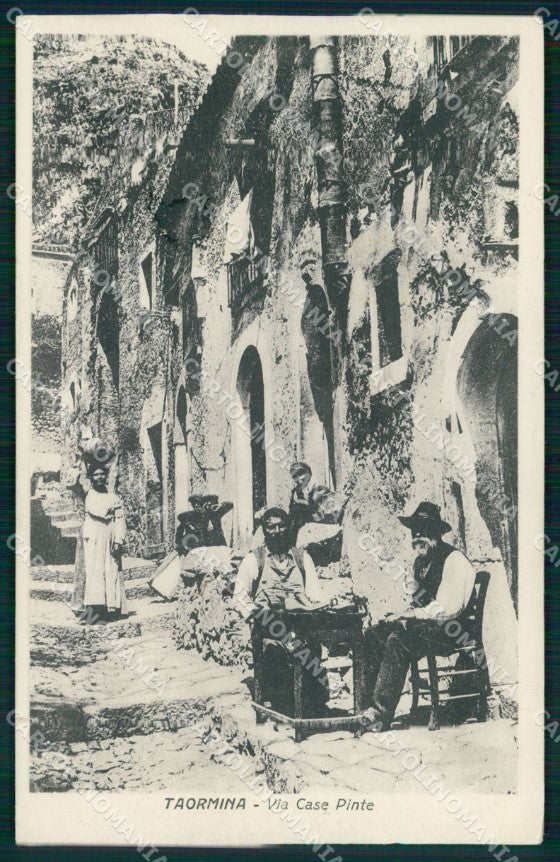 Messina Taormina Via Case Pinte Mestieri Calzolaio cartolina MX0919 – fronte