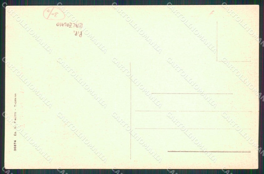 Messina Taormina Via Case Pinte Mestieri Calzolaio cartolina MX0920 – retro