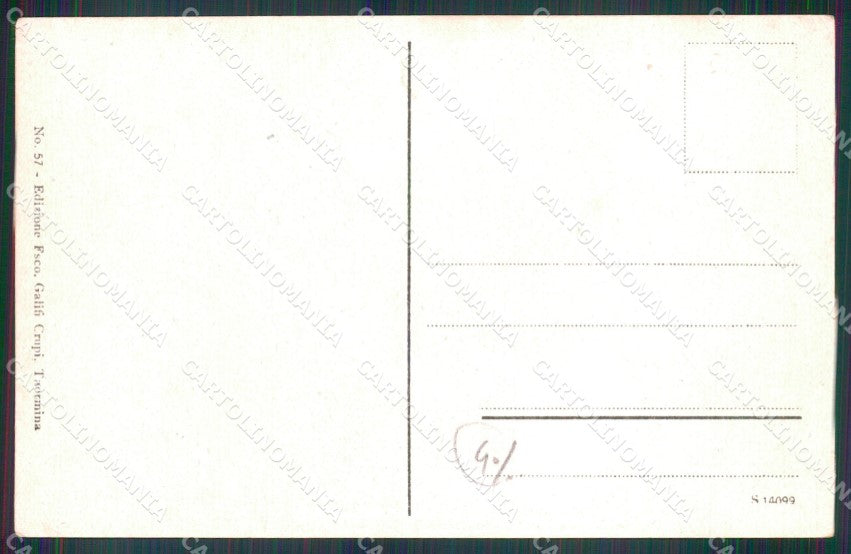 Messina Taormina Contadini con Buoi Aia cartolina MX0923 – retro