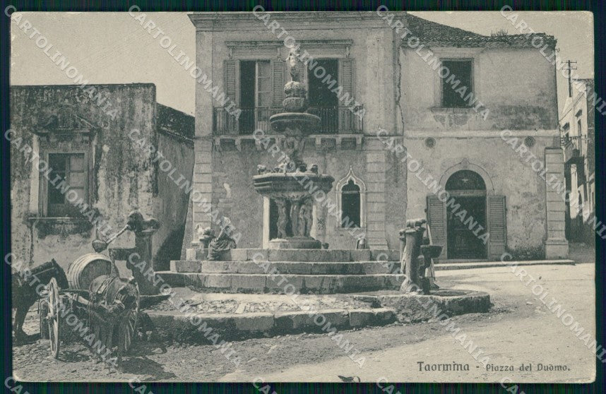 Messina Taormina Piazza del Duomo Brunner 9811 cartolina MX0930 – fronte