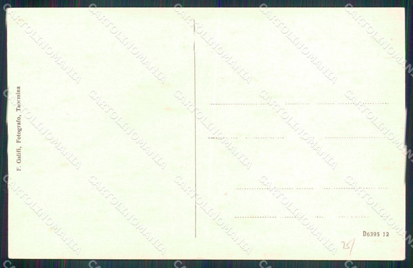 Messina Taormina Costumi Siciliani Tessitrici cartolina MX0936 – retro
