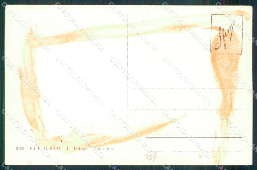Messina Taormina Costumi Siciliani Capraia cartolina MX0939 – retro