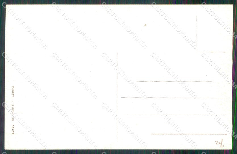 Messina Taormina Costumi Siciliani Capraia cartolina MX0946 – retro